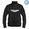 Aston Martin logo silver